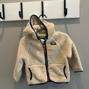 L.L.Bean Fleece Hooded Jacket Baby 6-12 month